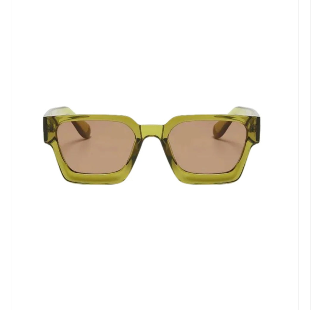 Disco Funk Sunglasses - Olive