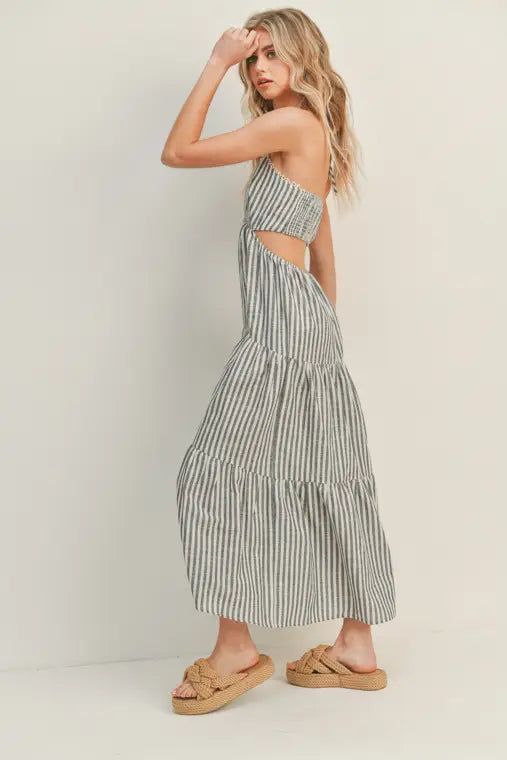 Nantucket Stripe Midi Dress