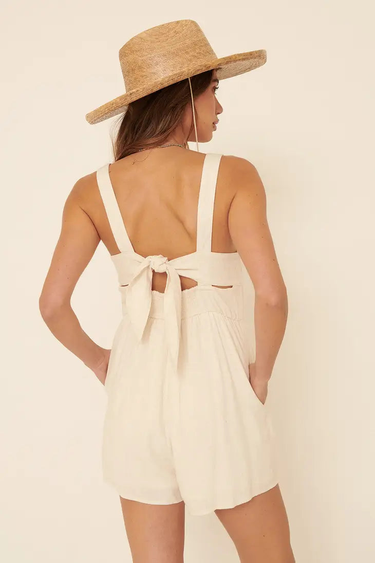 La Jolla Woven Romper